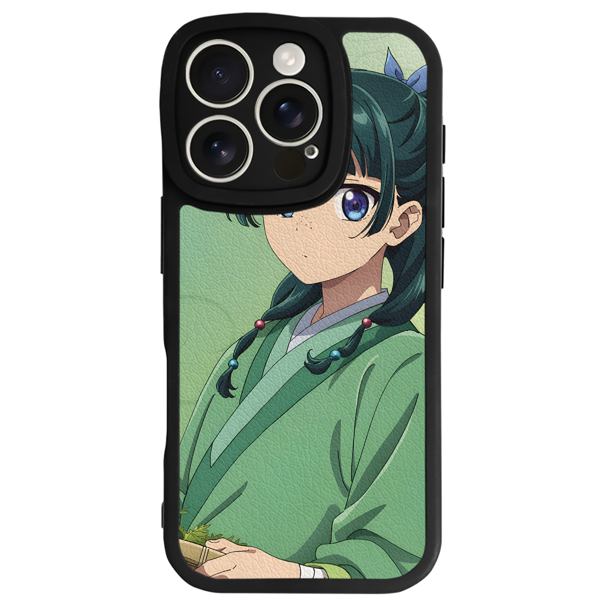 （画像用） 薬屋のひとりごと The Apothecary Diaries 【iPhone 16シリーズ対応】シリコンスマホケース（レザー調） 材質：シリコン
